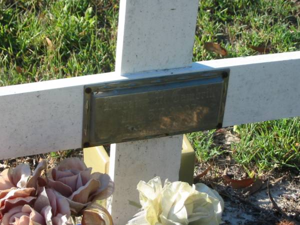 Lorraine M. GAMBRILL,  | died 5-7-2007 aged 70 years;  | Tea Gardens cemetery, Great Lakes, New South Wales  | 