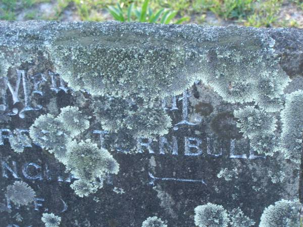 James Forrest Turnbull CUNNINGHAM,  | died 1 May 1940 aged 50 years;  | Tea Gardens cemetery, Great Lakes, New South Wales  | 