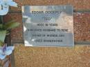 
Edgar (Ted) GOGERLY,
aged 80 years,
husband of Rene,
father of Rhonda,
grandfather;
Tea Gardens cemetery, Great Lakes, New South Wales
