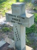 
Richard Ayton HINDES,
1949 - 1997;
Tea Gardens cemetery, Great Lakes, New South Wales
