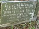 
Robert Clyde SMITH,
son brother,
accidentally killed 7 Nov 1938 aged 21 years;
Tea Gardens cemetery, Great Lakes, New South Wales
