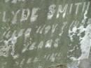 
Robert Clyde SMITH,
son brother,
accidentally killed 7 Nov 1938 aged 21 years;
Tea Gardens cemetery, Great Lakes, New South Wales
