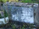 
James Hunter JUDGE,
died 15-8-1964 aged 73 years;
Tea Gardens cemetery, Great Lakes, New South Wales

