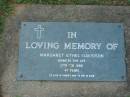Margaret Ethel DAVIDSON
27 feb 1988
aged 47
The Gap Uniting Church, Brisbane