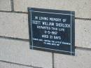 Scott William SHERLOCK
11 May 1967
aged 21 days
The Gap Uniting Church, Brisbane