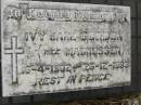 
Ivy Jane GORDON (nee MAGNUSSEN),
16-4-1902 - 26-12-1993;
Tiaro cemetery, Fraser Coast Region
