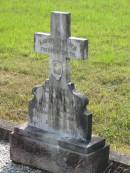 
Frederick SMITH,
died 5 April 1875;
Ann,
wife,
died 3 Oct 1921;
Elizabeth,
daughter;
Emily,
daughter;
Tiaro cemetery, Fraser Coast Region
