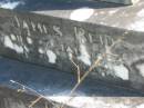 
James REID,
died 27 Jan 1884 aged 42 years;
James,
son,
aged 4 months;
William,
son,
aged 11 years;
erected by wife Ellen REID;
Tiaro cemetery, Fraser Coast Region
