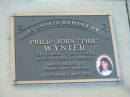 
Philip John (Phil) WYNTER,
23-3-1958 - 24-7-2001,
father of Marley;
Tiaro cemetery, Fraser Coast Region
