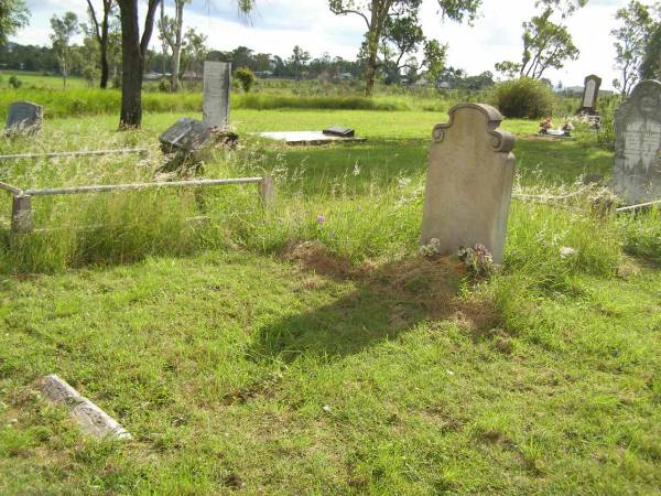 Charles,  | husband? of Grace MORELAND,  | killed Dec 1875? aged 87? 37? years;  | Tiaro cemetery, Fraser Coast Region  | 