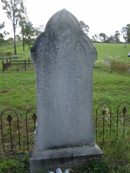 Elizabeth WHANNELL,  | died 19 May 1915 aged 59 years;  | Tiaro cemetery, Fraser Coast Region  | 