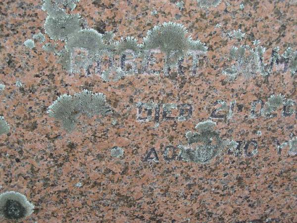 Robert James HALES,  | died 21 Dec 1939 aged 40 years;  | Tiaro cemetery, Fraser Coast Region  | 