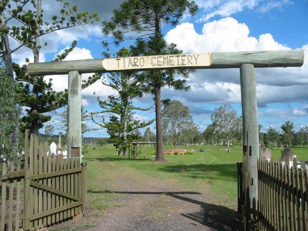 Tiaro cemetery, Fraser Coast Region  | 