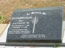 William John COLLINS 25 July 1938 - 2 Sept 1998, Tingalpa Christ Church (Anglican) cemetery, Brisbane  