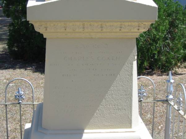 Charles COXEN 1809 - 1876,  | Tingalpa Christ Church (Anglican) cemetery, Brisbane  | 