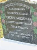 Glenda Ruth VOGLER 31 May 1987 aged 22 Toogoolawah Cemetery, Esk shire 