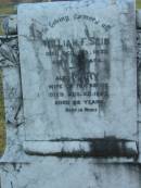 
William F SEIB
28 Dec 1922 aged 62
(wife) Mary SEIB
28 Aug 1922 aged 62
Toogoolawah Cemetery, Esk shire
