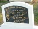 
Stella May GILES
13 Oct 1960 aged 43
Charles Edgar GILES
21 Jun 1976 aged 68
Toogoolawah Cemetery, Esk shire
