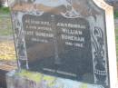 
Kate BONEHAM, wife mother,
1863 - 1931;
William BONEHAM, husband,
1861 - 1942;
Toogoolawah Cemetery, Esk shire
