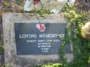 
Robert James (Jim) HIGGS,
died 2 Aug 2002 aged 78 years;
Toogoolawah Cemetery, Esk shire
