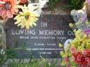 Brian John ROBERTON (Robbo), 12/10/66 - 11/4/98, husband father son brother; Toogoolawah Cemetery, Esk shire 