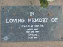 
Jean May GORRIE
14 Jun 1983 aged 67
Toogoolawah Cemetery, Esk shire
