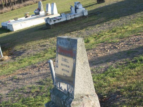 Charles Henry GRANDELL, father,  | died 5 Feb 1940 aged 78 years;  | Toogoolawah Cemetery, Esk shire  | 