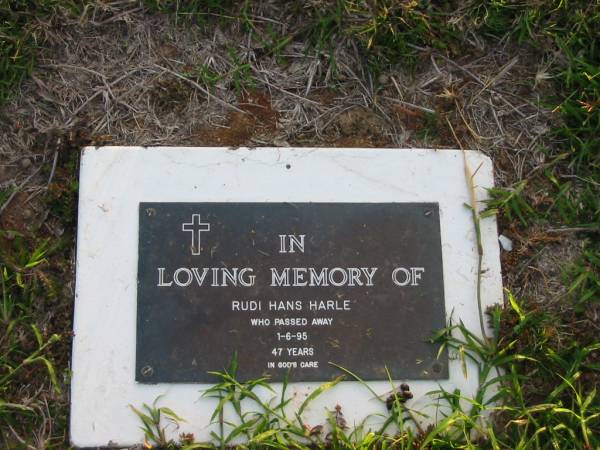 Rudi Hans HARLE  | 1 Jun 1995 aged 47  | Toogoolawah Cemetery, Esk shire  | 