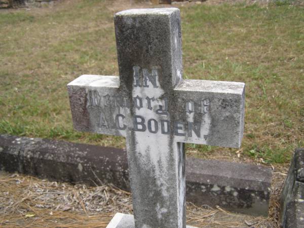 Toowong Cemetery, por 13, sect 29, grave 22;  | Bell Harry Frederic Hawkesley, 12 / 10 / 1938, 81 years;  | Bell Charles Frederick, 19 / 08 / 1875;  |   | Toowong cemetery portion 13  sect 29  grave 11;  | Hobbs Ivy Phyllis, 09 / 08 / 1915;  | Bell Harriett, 28 / 05 / 1913, 93 years;  |   | Charles Frederick (BELL),  | eldest son of late Charles BELL,  | of 29 Stanley Gardens Kensington Park, London,  | d: 20 Aug 1872, aged 45;  |   | (wife) Harriett BELL,  | d: 20 May 1913;  |   | (son) F.H. BELL,  | d: 16 Aug 1938;  |   |   | Phyllis HOBBS,  | d: 8 Aug 1915;  |   | A.C. BODEN,  | d: 26 Nov 1945;  |   | Florence A BODEN,  | wife of A C BODEN,  | d: 14 Oct 1948;  |   | 