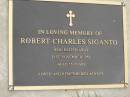 Robert Charles SIGANTO, died 21 Nov 1952 aged 55 years; Upper Coomera cemetery, City of Gold Coast 