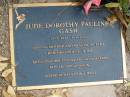 Jude Dorothy Pauline GASH, 28-9-1934 - 8-9-2000, mother of Tami, friend of B.B.; Upper Coomera cemetery, City of Gold Coast 