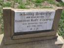 
Hannorah Mary ODEMPSEY,
mother,
died 4 Feb 1923;
Upper Freestone Cemetery, Warwick Shire
