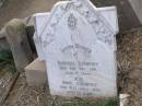 
Florence ODEMPSEY,
died 8 Oct 1916 aged 17 years;
Annie ODEMPSEY,
died 31 July 1892 aged 10 years;
Upper Freestone Cemetery, Warwick Shire
