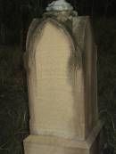 
Christian Friedrick Wilhelm LITZOW
? Apr 1831
2 Okt 1898 ?
Vernor German Baptist Cemetery, Esk Shire 
