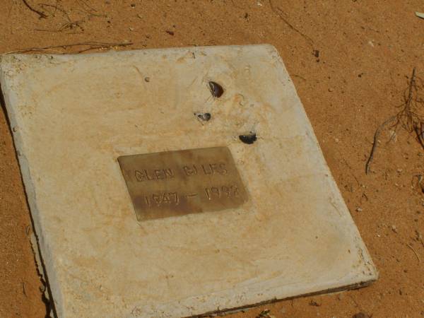 Glen GILES,  | William Creek,  | South Australia  | 