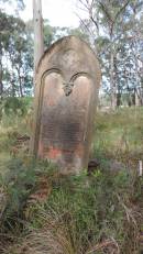
William PALMER
d: 1 Sep 1882 aged 43

grandson
Roy HOSKING
d: 7 Aug 1900 aged 12 mo

Willsons Downfall cemetery,Tenterfield, NSW


