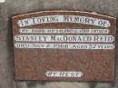 
Stanley MacDONALD REID
2 Jul 1966, aged 57
Wivenhoe Pocket General Cemetery

