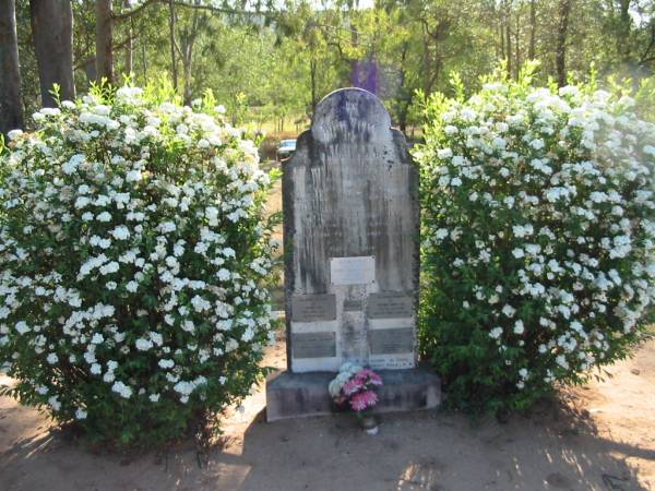 Emma REISER  | 8 Jun 1893, aged 48  | (daughter) Louisa  | 18 Apr 1898, aged 25  | George Edward LEA  | (son of Barry and Rose LEA)  | 26 Aug 1915, aged 17  |   | George Fredrick REISER  | d: 1920, aged 77  |   | Henry LEA  | Apr 1938, aged 84  |   | Rosina Emma LEA  | 31 Jul 1960, aged 92 years 11 months  |   | Clara Isabel DE BONO  | (eldest daughter of) Henry and Rosina LEA  | 20 Jul 1985, aged 95  |   | William Stewart LEA  | b: 5 Oct 1903, d: 14 Mar 1990  |   | Wonglepong cemetery, Beaudesert  |   | 