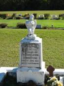 
Richard John JOHNSTONE, son,
died 1 June 1937 aged 1 year 10 months;
Woodford Cemetery, Caboolture
