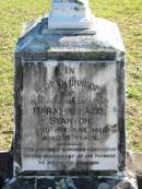 
Marjorie Hazel STANTON, daughter,
died ? June 1934 aged 5 years;
Woodford Cemetery, Caboolture
