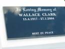 
Wallace CLARK,
15-4-1917 - 27-1-2004;
Woodford Cemetery, Caboolture
