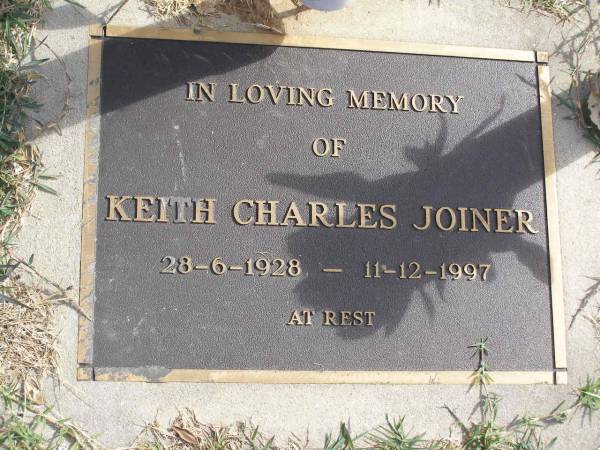 Keith Charles Joiner  | b: 28 Jun 1928, d: 11 Dec 1997  | Woodhill cemetery (Veresdale), Beaudesert shire  |   | 