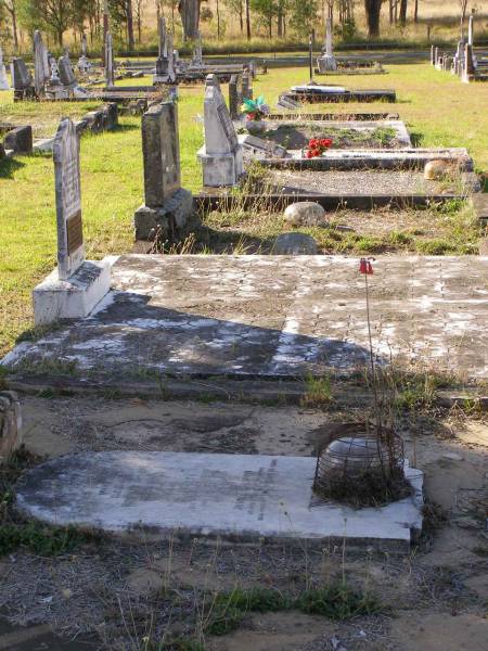 Euphemia J M Waldron  | d: Gleneagle 23 Sep 1905, aged 60  | (daughter) Elizabeth  | 23 Jan 1908, aged 33  | Joshua Waldron  | (husband of above)  | 23 Feb 1930, aged 88  | Woodhill cemetery (Veresdale), Beaudesert shire  |   | 