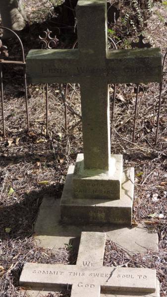 Denis Werner GORE  | b: 16 Jan 1888  | d: 4 Nov 1894  |   | Yandilla All Saints Anglican Church with Cemetery  |   | 