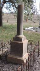 Rachel Sarah CALDICOTT d: 26 May 1915 aged 21 years 4 months  Yandilla All Saints Anglican Church with Cemetery  