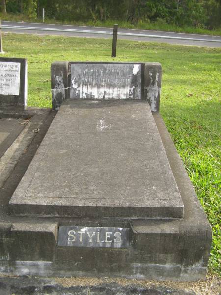 Clifford Henry STYLES  | d 18 May 1960  |   | Yandina Cemetery  |   | 