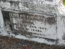 Ellen Beatrice SMITH d: 31 Jan 1953 aged 61  Yandina Cemetery  