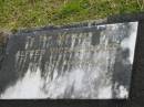 Alfred Victor MARSH d: 26 Dec 1954  Yandina Cemetery  