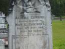 Albert Edward THIEDEKE d: 6 Nov 1914 aged 33 husband of May E THIEDEKE  Yandina Cemetery  