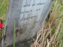 William GALT d: 13 Oct 1911 aged 52  wife Elspeth GALT d: 15 Oct 1926 aged 70  Yandina Cemetery 